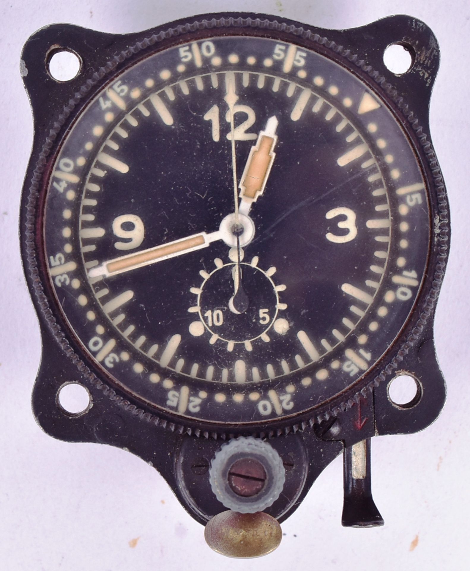 WWII SECOND WORLD WAR LUFTWAFFE JUNGENS COCKPIT CLOCK - Bild 2 aus 4