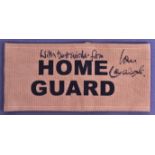 DAD'S ARMY (BBC SITCOM) - IAN LAVENDER SIGNED ARMBAND