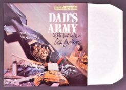 DAD'S ARMY - IAN LAVENDER - AUTOGRAPHED VINTAGE VINYL LP