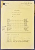 FAWLTY TOWERS (BBC SITCOM) - ORIGINAL PRODUCTION SCRIPT