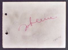 THE BEATLES - JOHN LENNON (1940-1980) - AUTOGRAPHED ALBUM PAGE