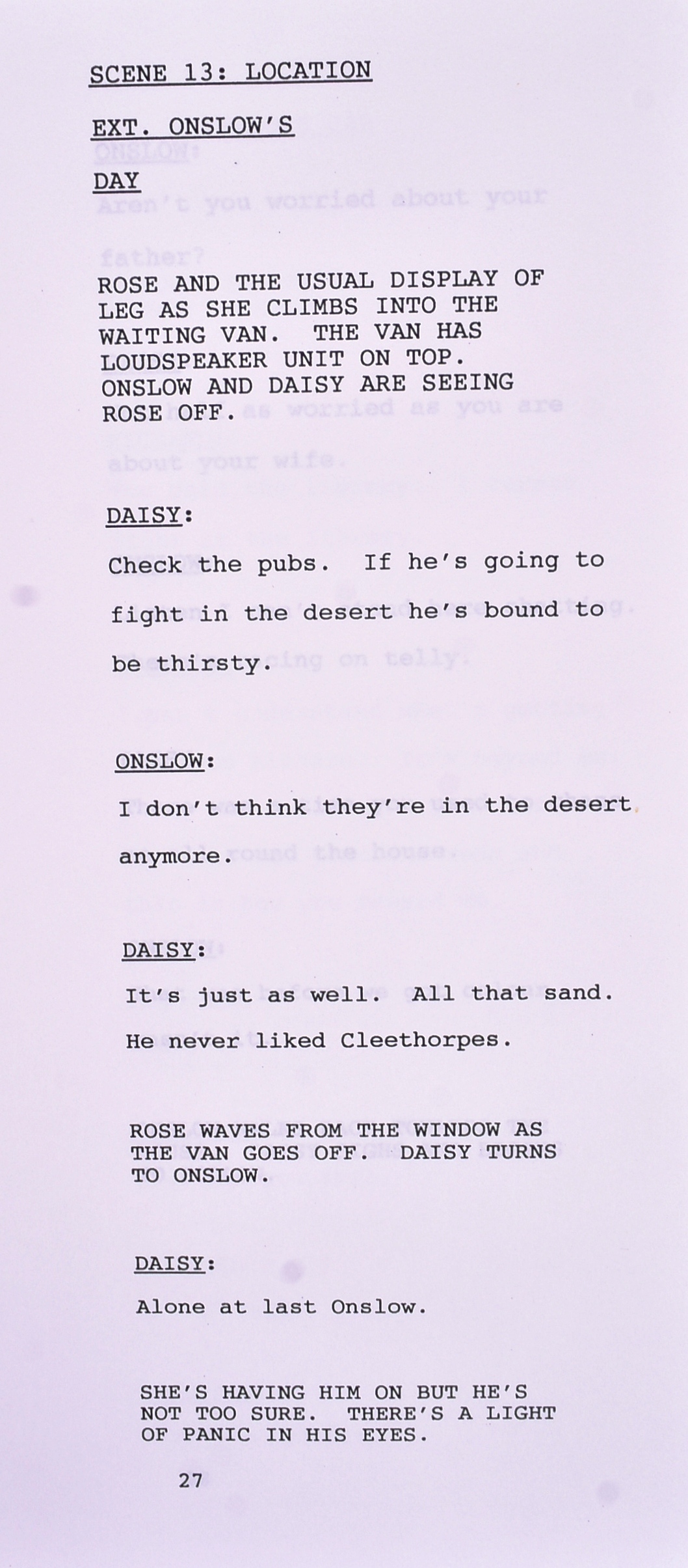 ORIGINAL KEEPING UP APPEARANCES PRODUCTION USED SCRIPT - Image 5 of 5