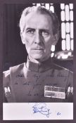 STAR WARS - PETER CUSHING (1913-1994) - AUTOGRAPHED PHOTO