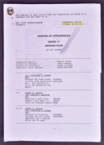 ORIGINAL KEEPING UP APPEARANCES PRODUCTION USED SCRIPT