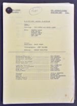 LITTLE AND LARGE (BBC SKETCH SHOW) - ORIGINAL CAMERA SCRIPT