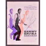 SAMMY DAVIS JR (1925-1990) - AUTOGRAPHED PROGRAMME