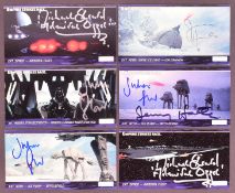 STAR WARS - EMPIRE STRIKES BACK - CAST SIGNED TRADING CARDS