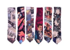 MUSIC - COLLECTION OF BEATLES / ELVIS NOVELTY NECK TIES