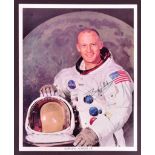 BUZZ ALDRIN - MOON WALKER - APOLLO 11 - AUTOGRAPHED VINTAGE 8X10"