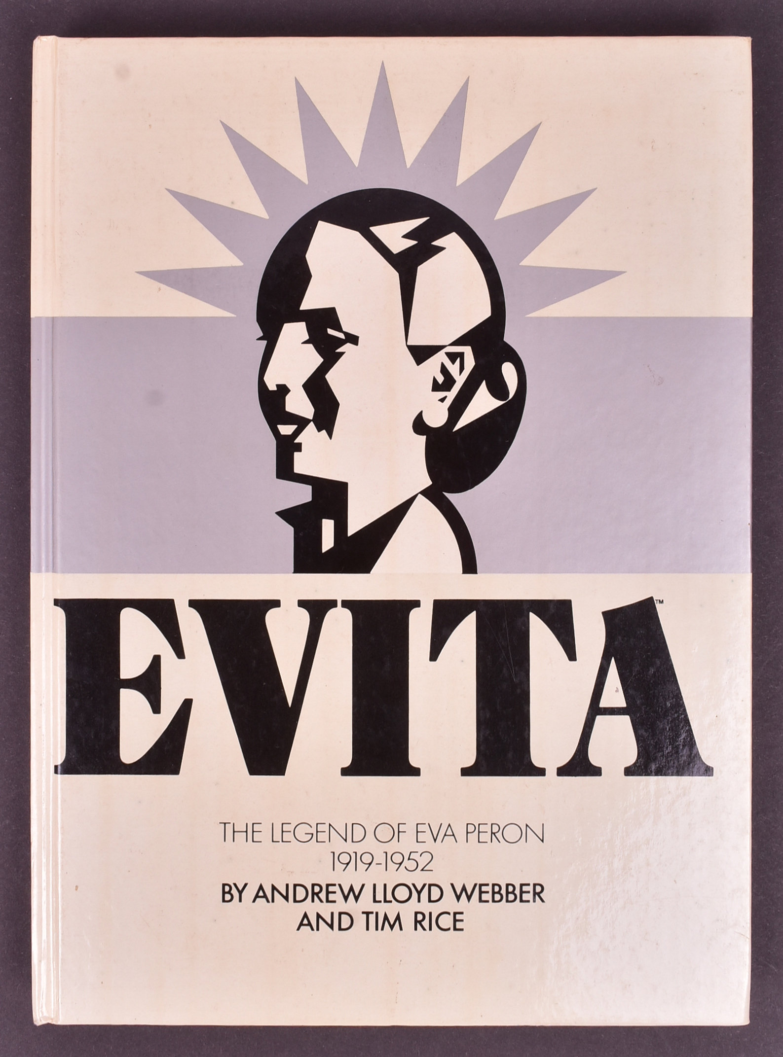 EVITA - ANDREW LLOYD WEBBER & TIM RICE - SIGNED BOOK