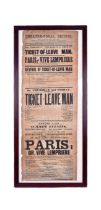 THEATRE ROYAL BRISTOL - VICTORIAN POSTER 'TICKET OF LEAVE MAN'