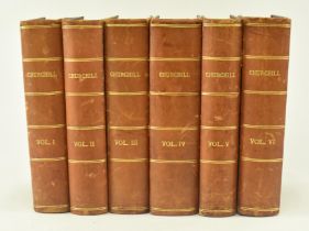 CHURCHILL, WINSTON. THE SECOND WORLD WAR, SIX VOLUMES IN LTH