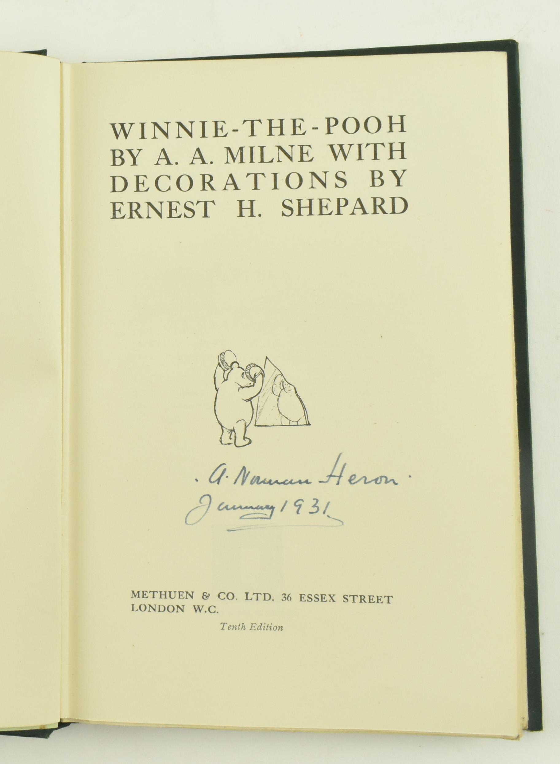 MILNE, A. A. 1930 WINNIE THE POOH TENTH EDITION - Image 3 of 6