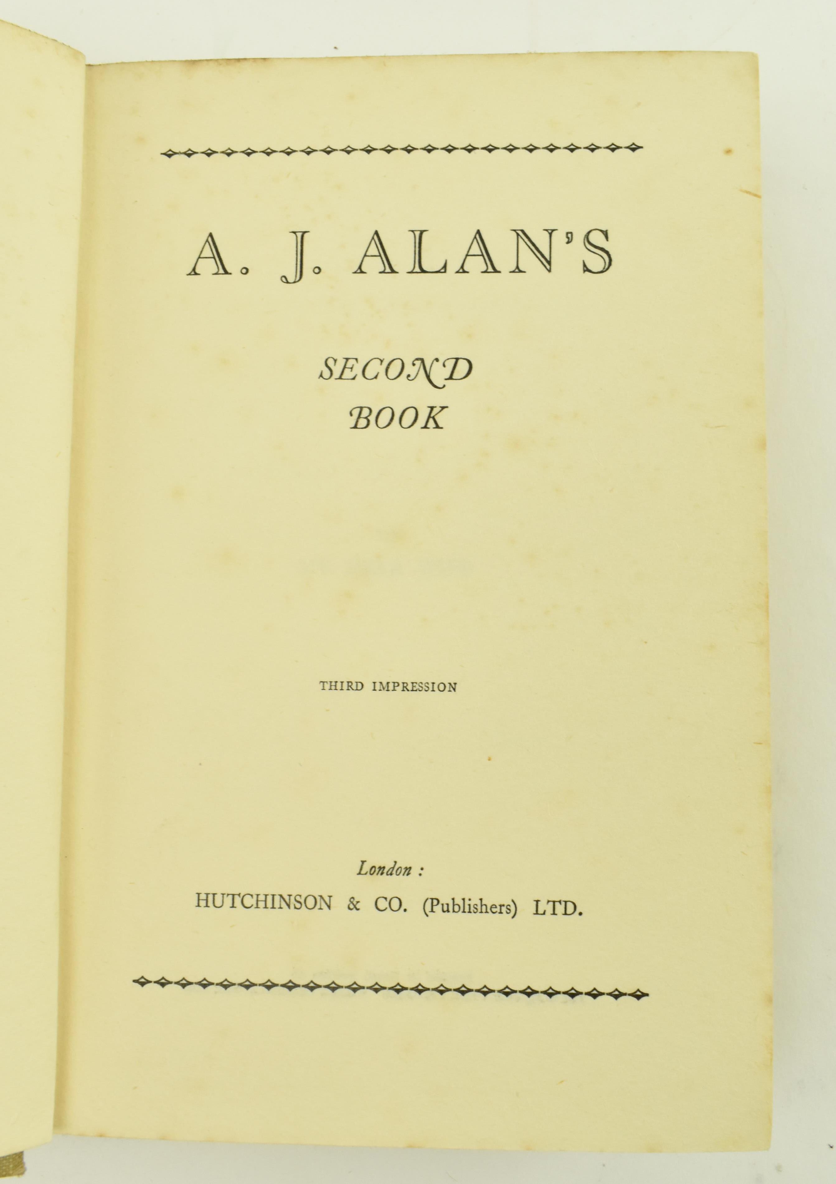 ALAN, A. J. - GOOD EVENING EVERYONE & HIS SECOND BOOK - 3rd IMP - Image 5 of 9