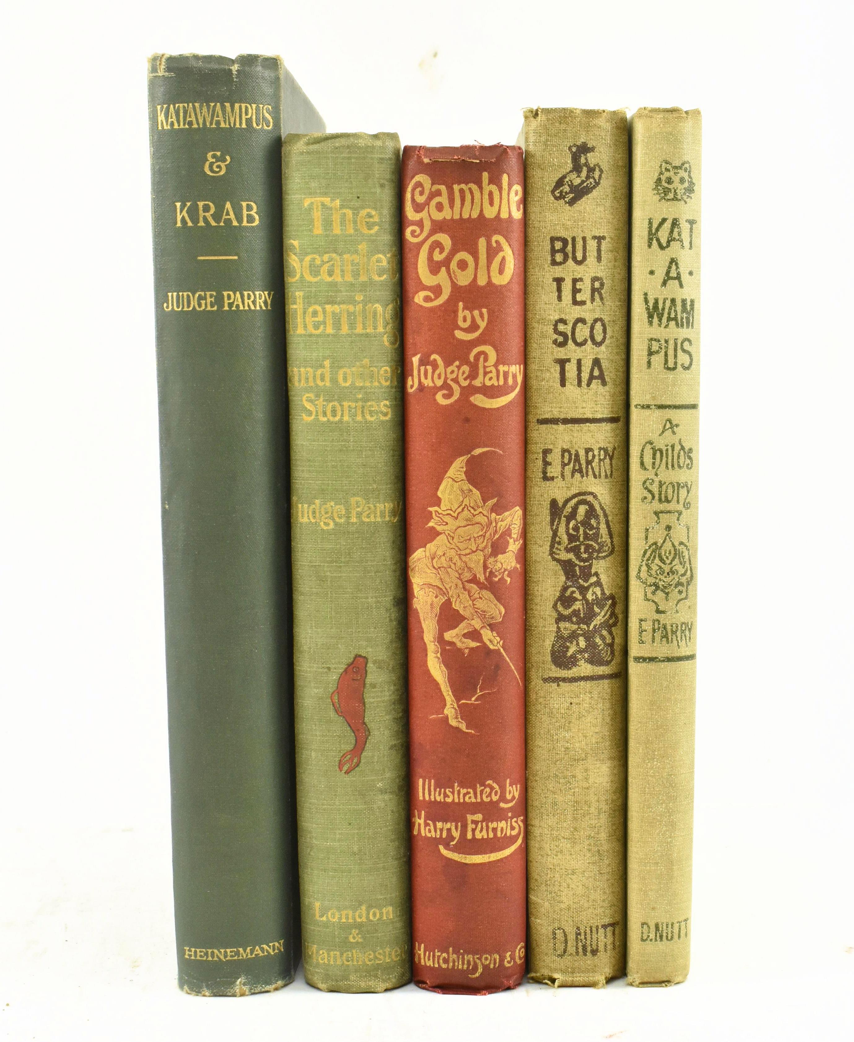 EDWARDIAN CHILDREN'S FICTION - FIVE BOOKS BY JUDGE PARRY - Image 2 of 11