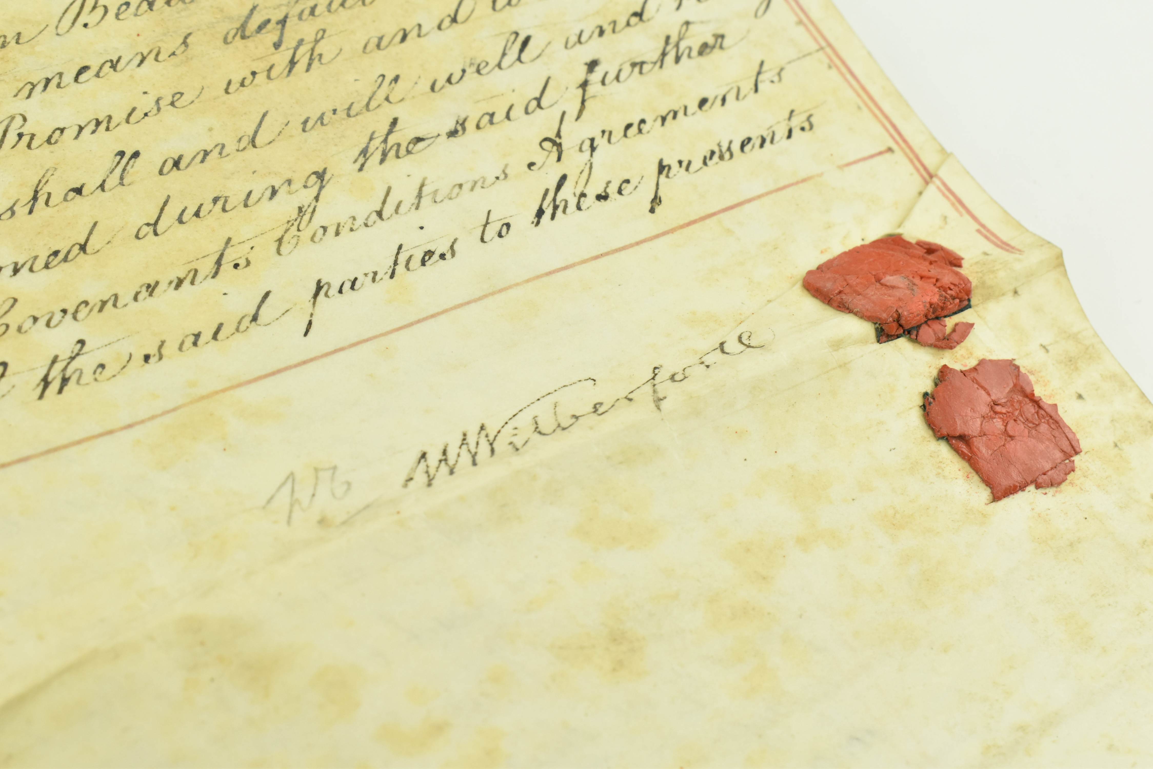 WILLIAM WILBERFORCE. 1806 SIGNED INDENTURE ON KENSINGTON GORE - Image 11 of 12