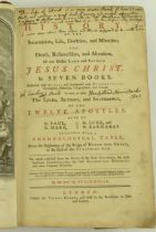 STACKHOUSE, THOMAS. SCARCE 1738 THE LIFE OF JESUS CHRIST