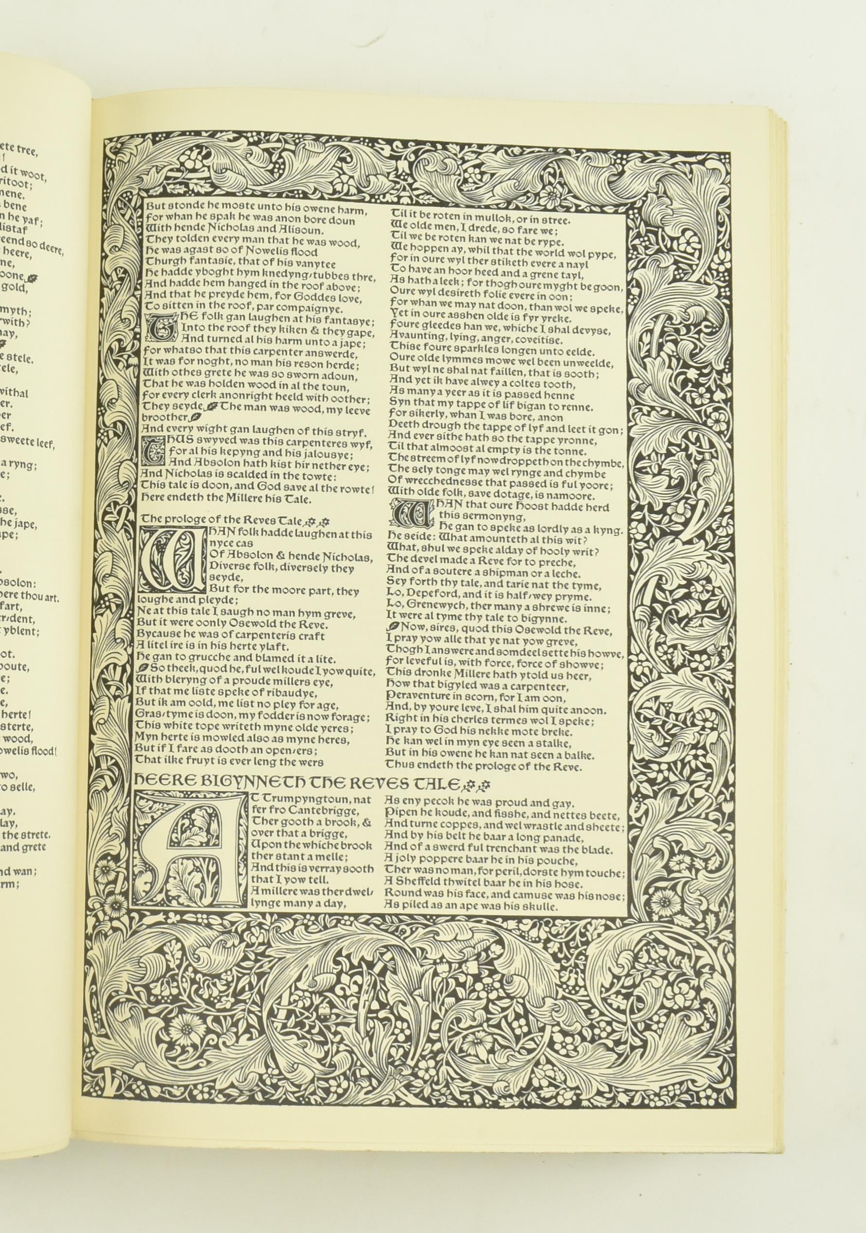 CHAUCER, GEOFFREY. FACSIMILE OF THE KELMSCOTT CHAUCER - Image 6 of 7