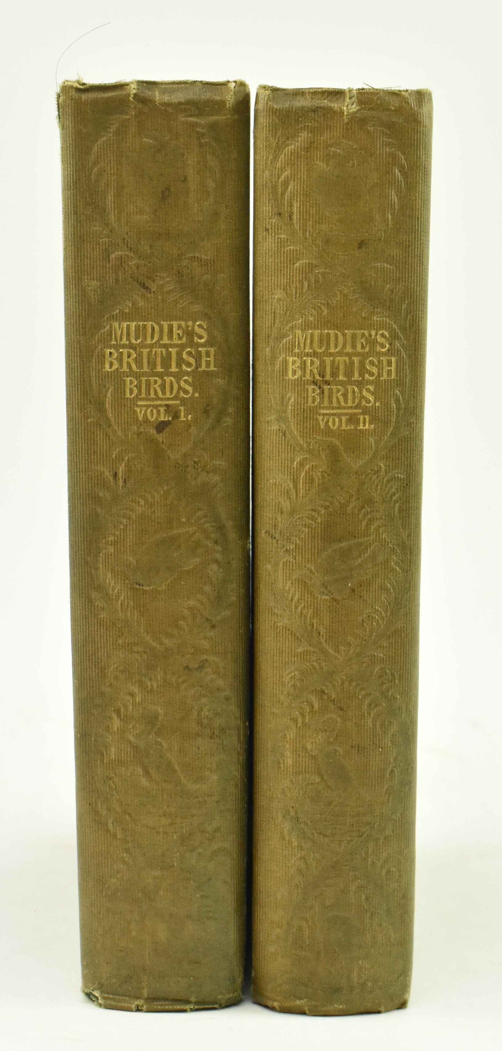 MUDIE, ROBERT. 1853 BRITISH BIRDS FOURTH EDITION IN TWO VOL - Image 2 of 9