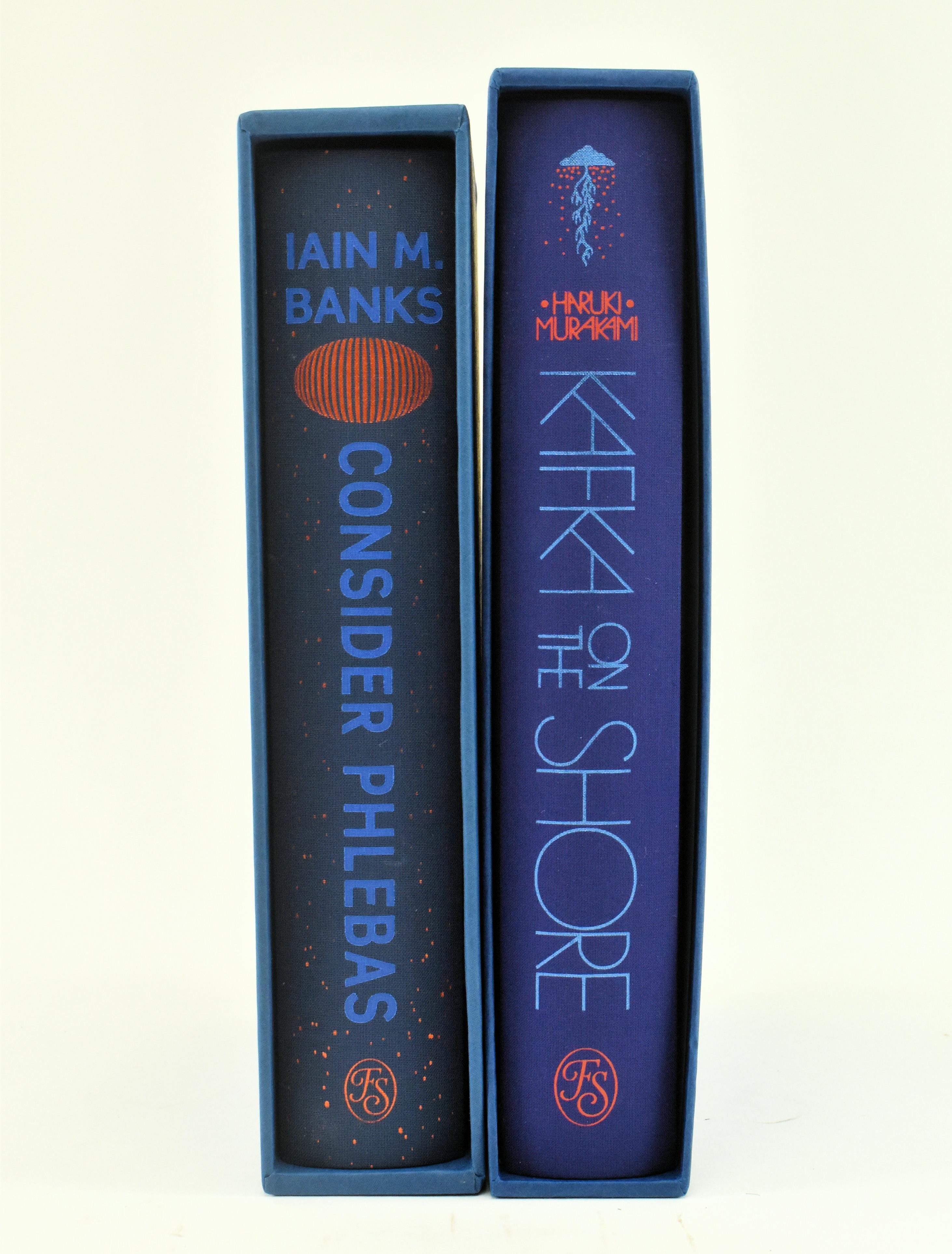 FOLIO SOCIETY. HARUKI MURAKAMI & IAIN M. BANKS - NEW NOVELS