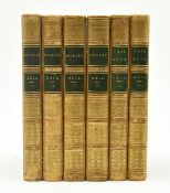 BRONTE, CHARLOTTE. 1849 JANE EYRE, SHIRLEY & VILLETTE IN 6vol