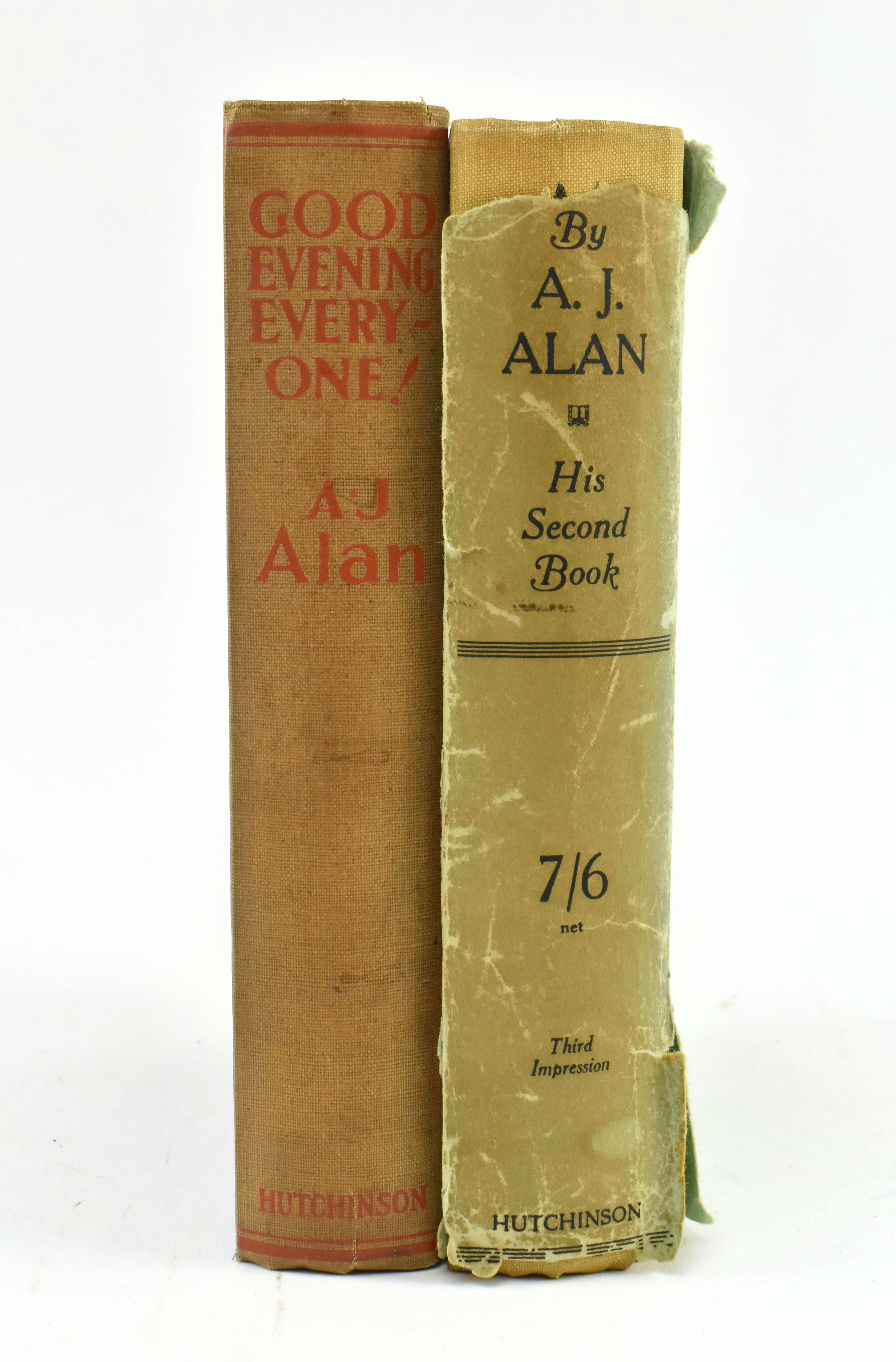 ALAN, A. J. - GOOD EVENING EVERYONE & HIS SECOND BOOK - 3rd IMP - Image 2 of 9