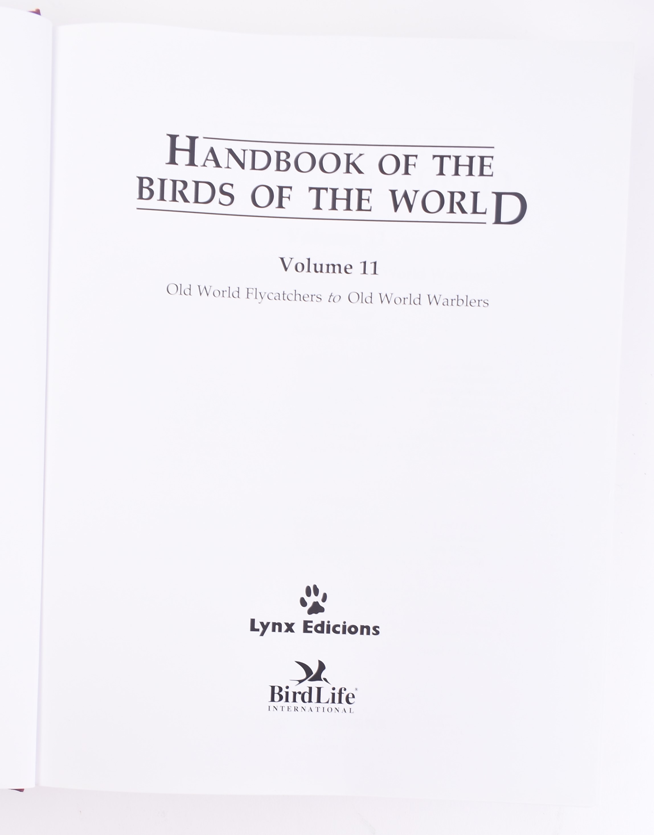 1992 - HANDBOOK OF THE BIRDS OF THE WORLD - VOLS 1, 2, 3, 4, 9 & 11 - Image 3 of 7