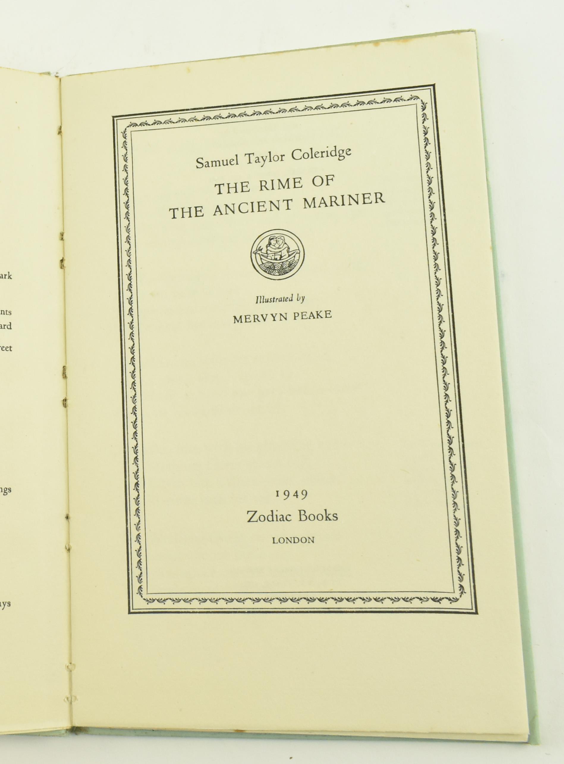 PEAKE, MERVYN. TWO FIRST EDITION ZODIAC BOOKS - Image 3 of 8