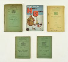 SECOND WORLD WAR. COLLECTION OF FIVE MILITARY PAMPHLETS