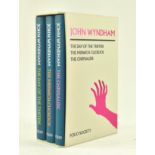 FOLIO SOCIETY. JOHN WYNDHAM 3 VOLUMES INCL. DAY OF TRIFFIDS