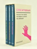 FOLIO SOCIETY. JOHN WYNDHAM 3 VOLUMES INCL. DAY OF TRIFFIDS