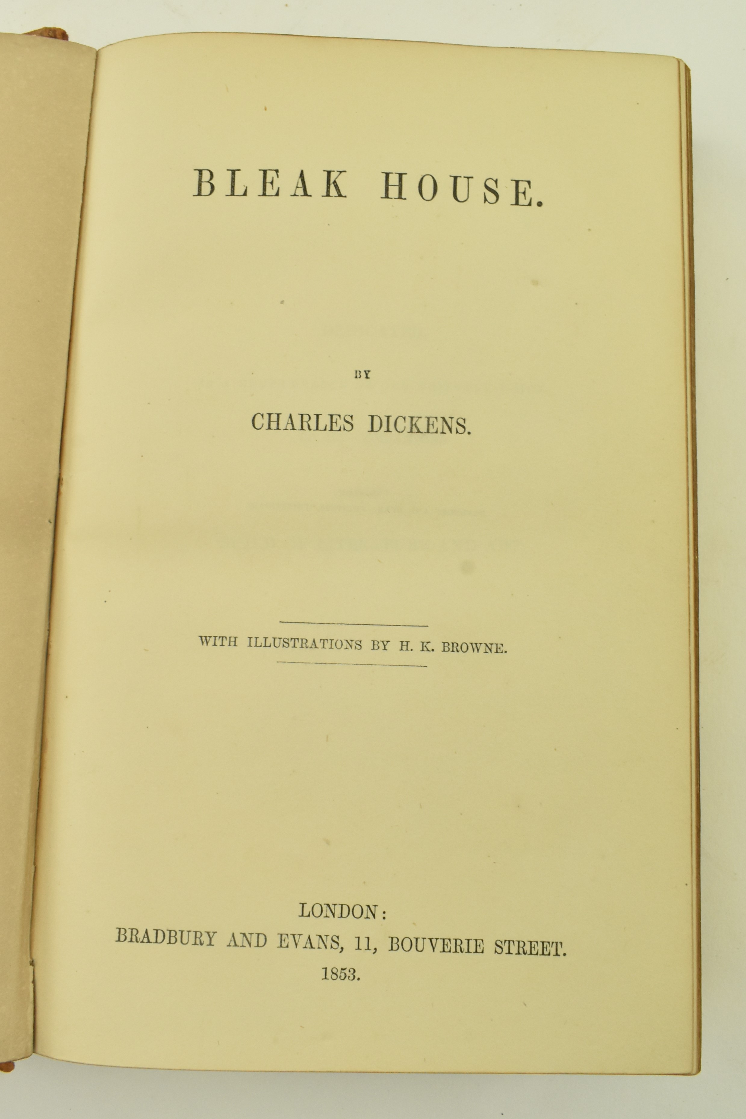 DICKENS, CHARLES. 1853 BLEAK HOUSE & 1857 LITTLE DORRIT - Image 8 of 11