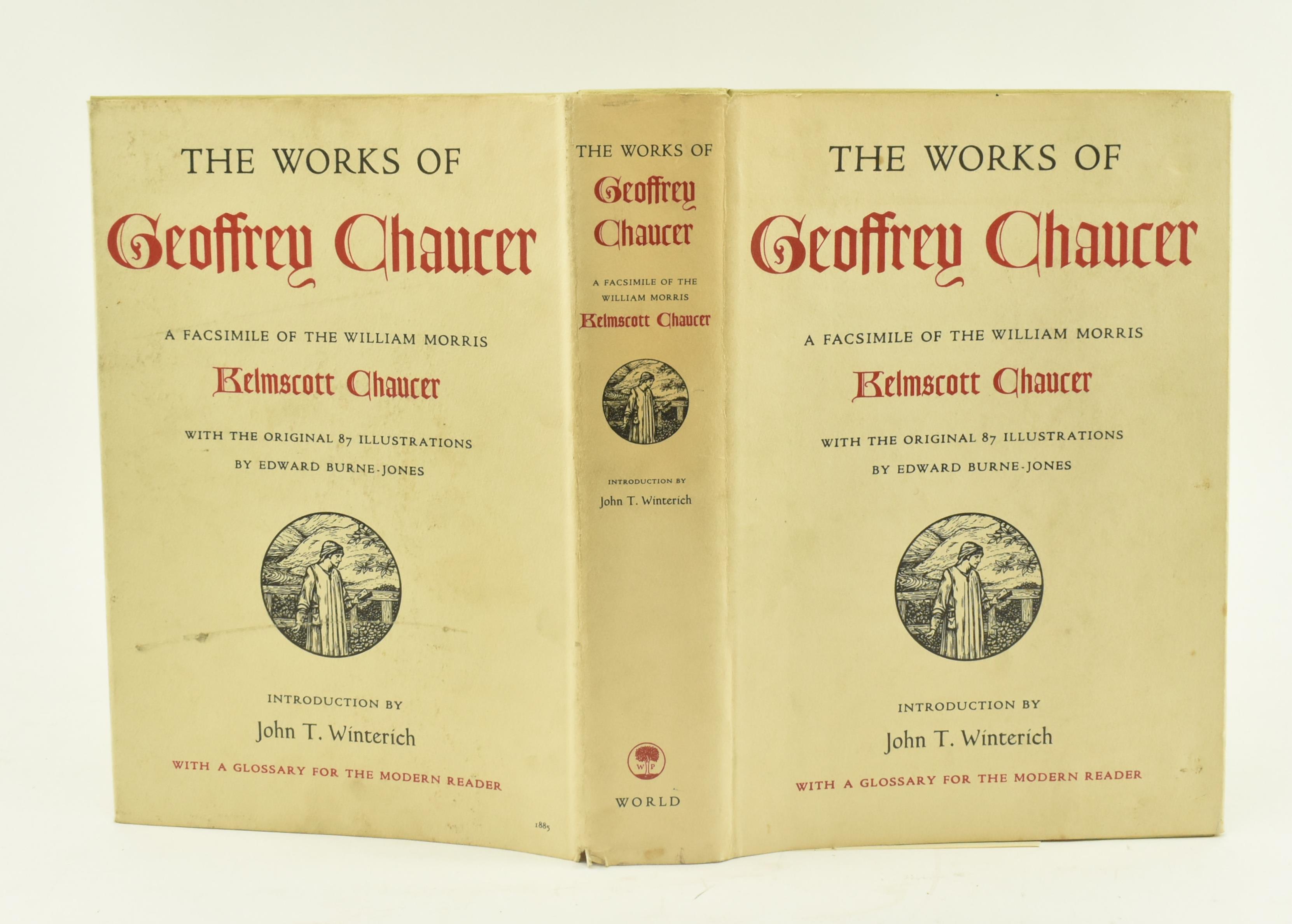 CHAUCER, GEOFFREY. FACSIMILE OF THE KELMSCOTT CHAUCER - Image 2 of 7