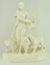 EARLY 20TH CENTURY CZECHOSLOVAKIAN CERAMIC FIGURE OF ORPHEUS