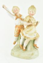 GEBRUDER HEUBACH - BISQUE CERAMIC FIGURE OF CHILDREN