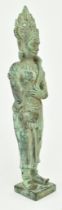 CIRCA 17TH CENTURY KHMER BRONZE FIGURINE OF GODDESS UMA