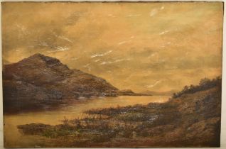 W. CARTER - A 19TH CENTURY LANDSCAPE OF LOCH TAY - 1886