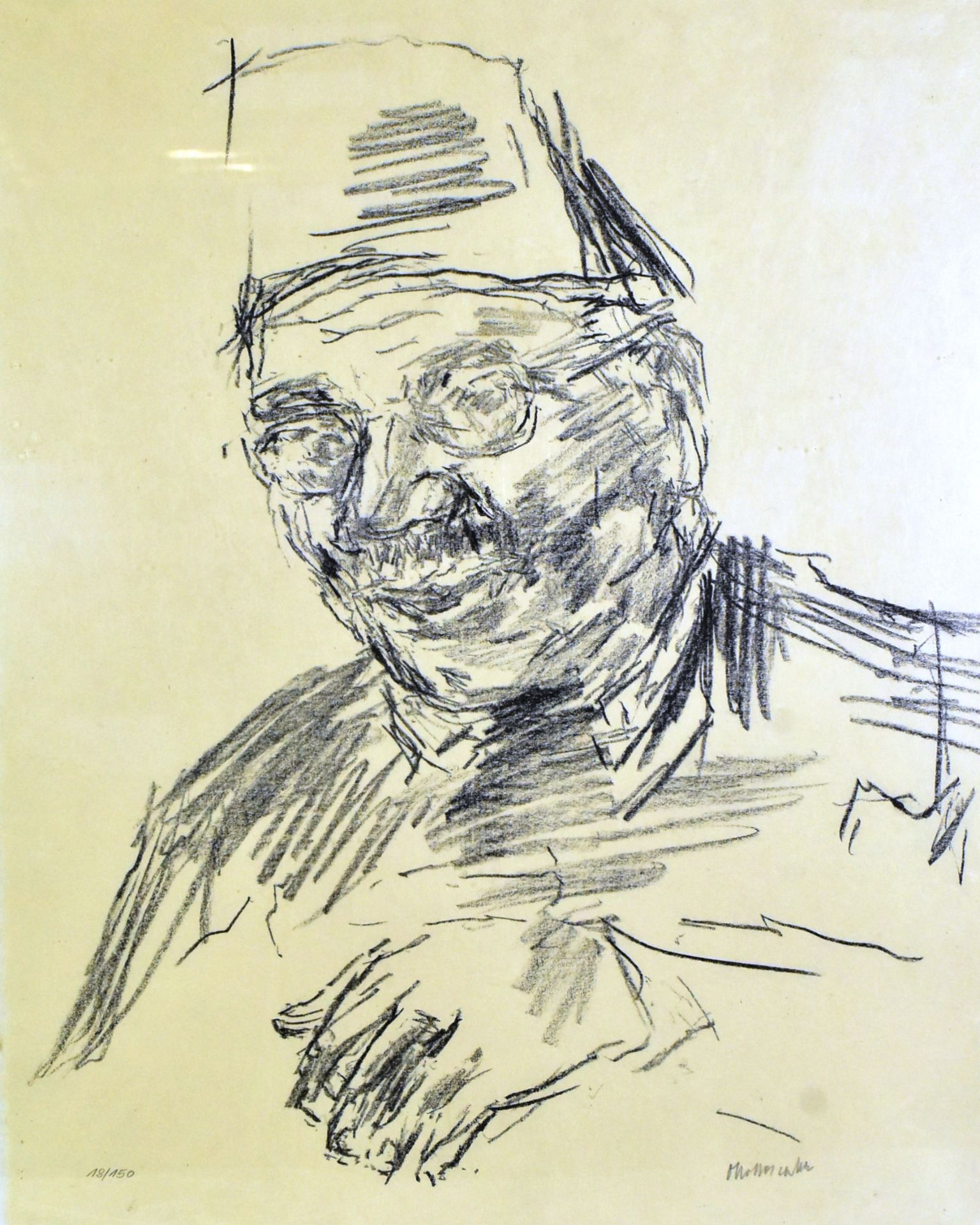 SIX OSKAR KOKOSCHKA LITHOGRAPHS - JERUSALEM FACES - Image 4 of 17