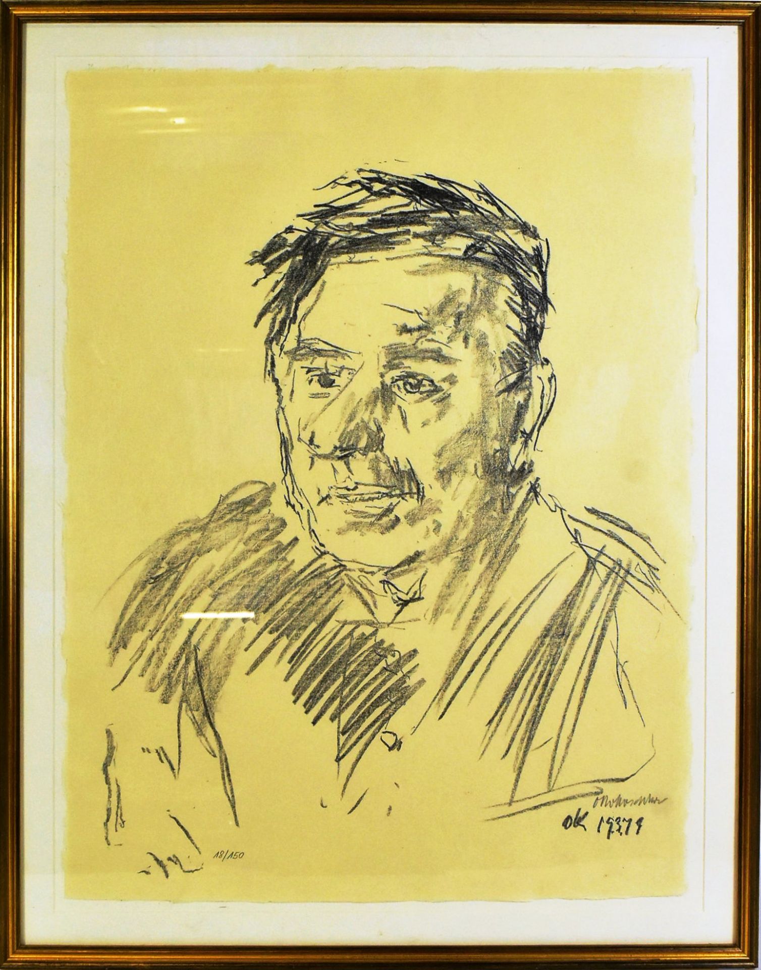 SIX OSKAR KOKOSCHKA LITHOGRAPHS - JERUSALEM FACES - Image 11 of 17