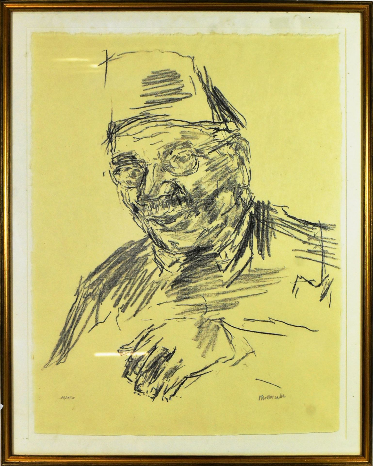 SIX OSKAR KOKOSCHKA LITHOGRAPHS - JERUSALEM FACES - Image 3 of 17