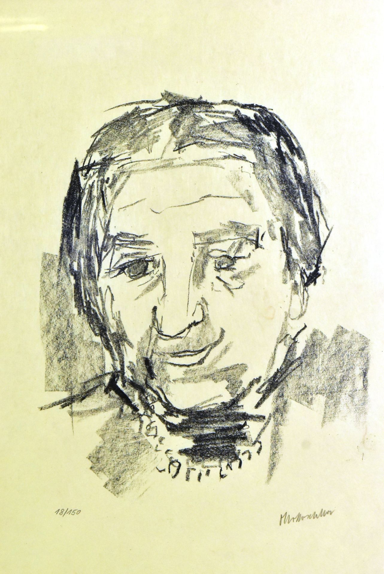 SIX OSKAR KOKOSCHKA LITHOGRAPHS - JERUSALEM FACES - Image 8 of 17