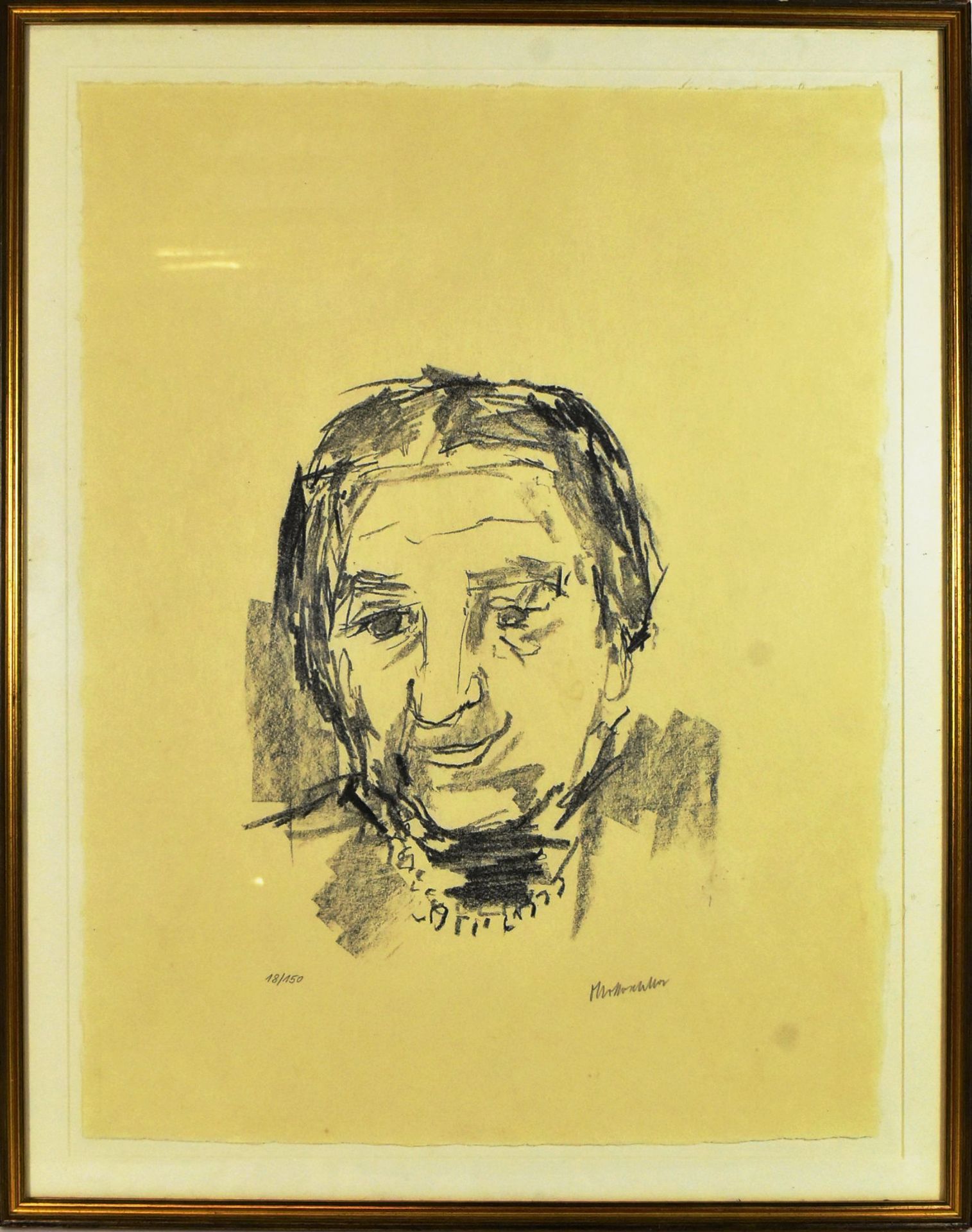 SIX OSKAR KOKOSCHKA LITHOGRAPHS - JERUSALEM FACES - Image 7 of 17