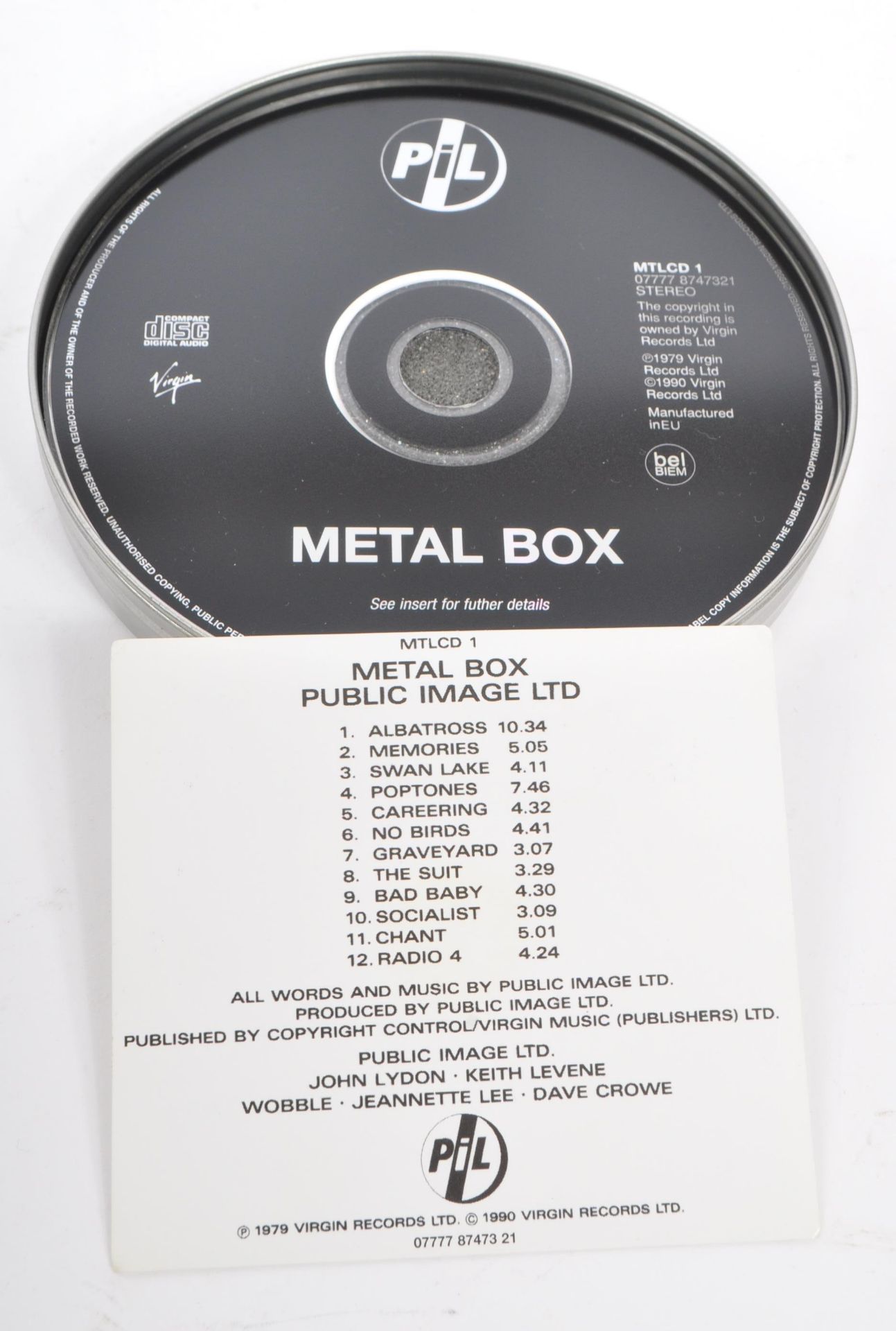 PUBLIC IMAGE LIMITED LTD / JOHN LYDON PIL 33 RPM LP VINYL RECORD / CD - Image 3 of 4