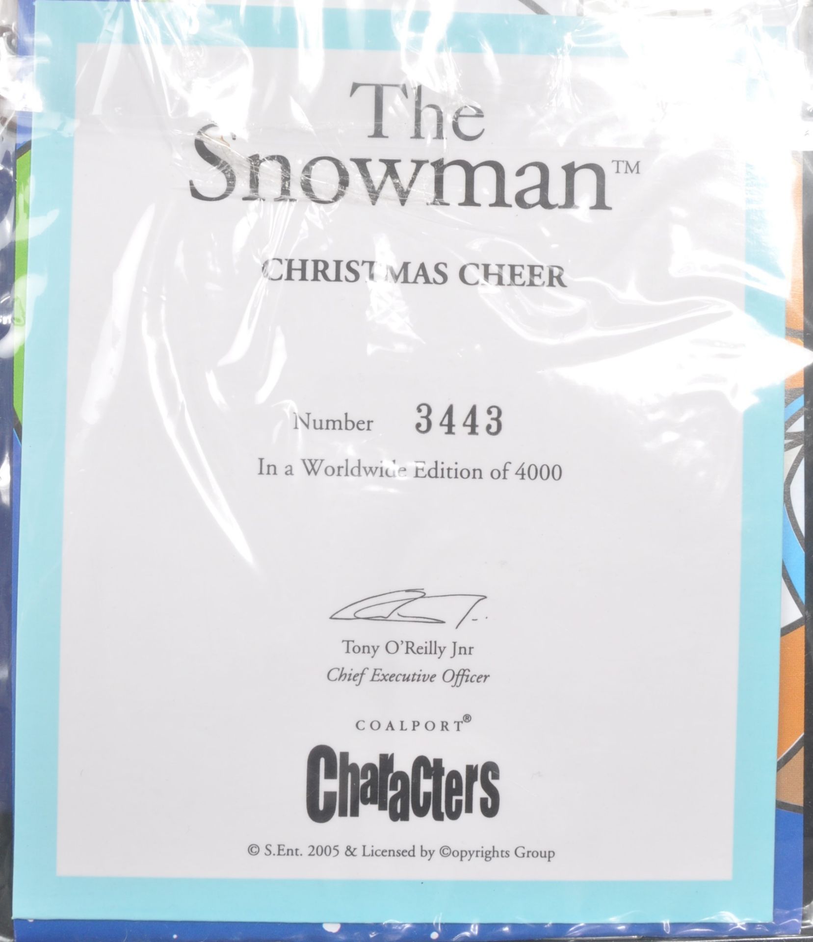 COALPORT CHARACTERS - THE SNOWMAN - FOUR PORCELAIN FIGURES - Bild 6 aus 6