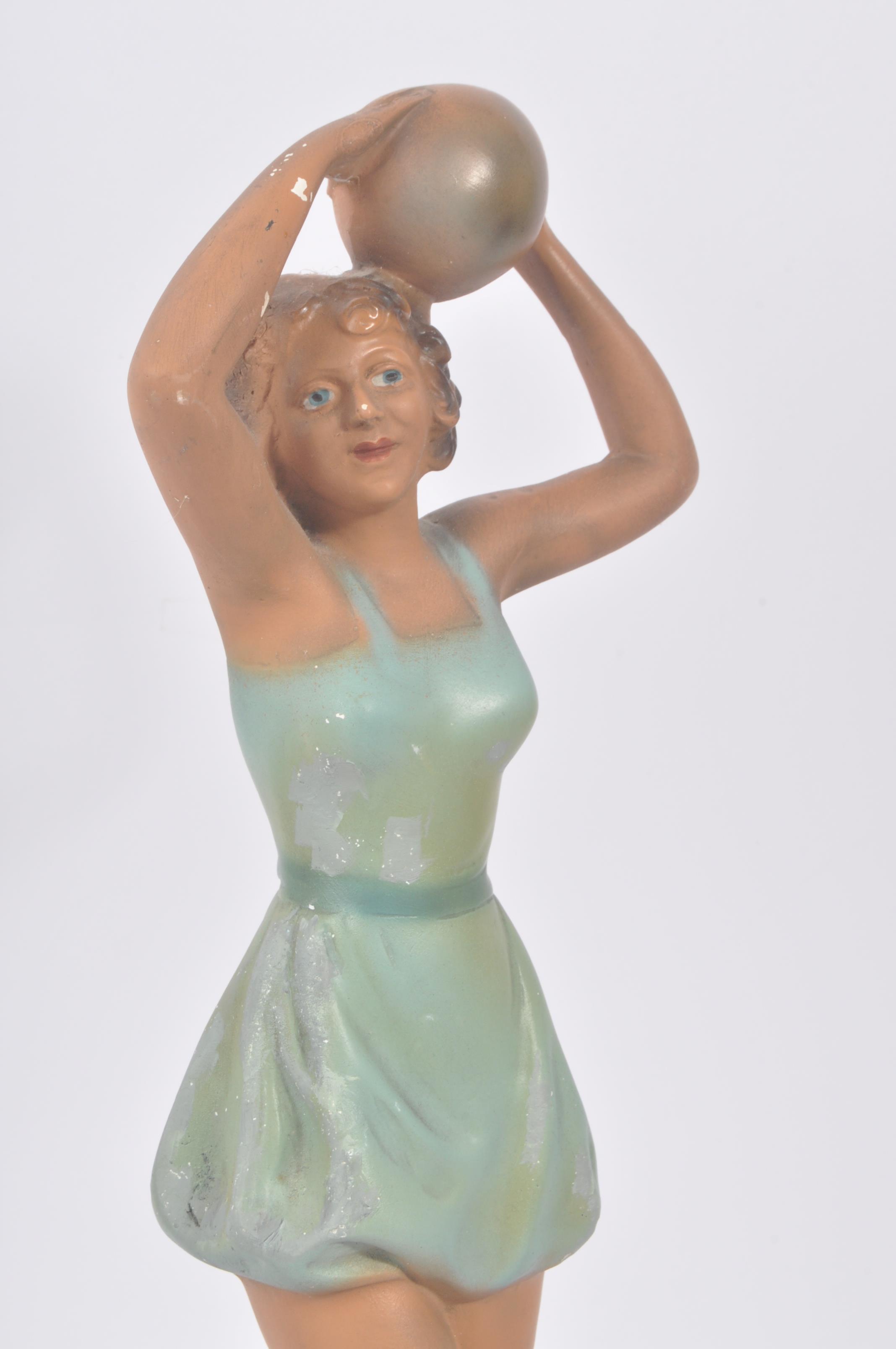 PAIR OF EARLY 20TH CENTURY ART DECO FIGURINES - Image 6 of 6