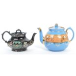 WADES - TWO HAND PAINTED DECORATED CERAMIC TEAPOTS