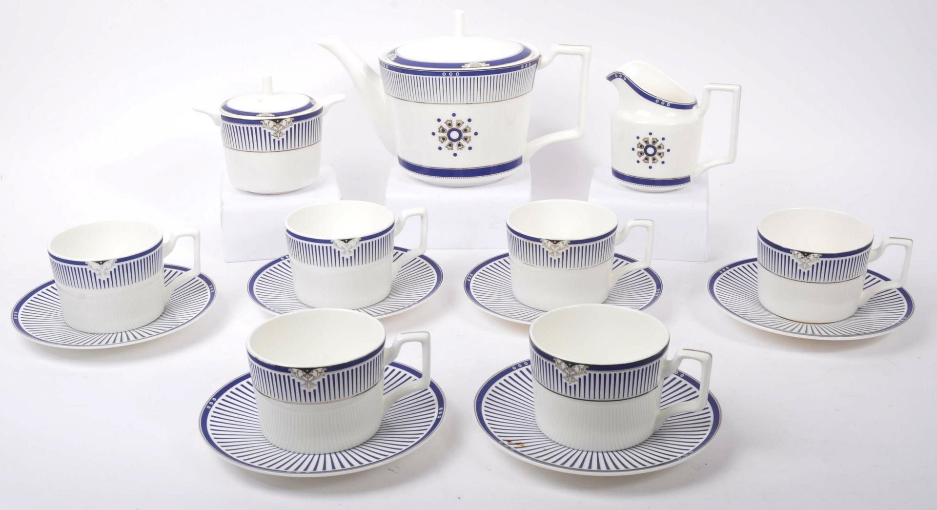 TANG HUAYI - DECO STYLE FINE BONE CHINA TEA SERVICE