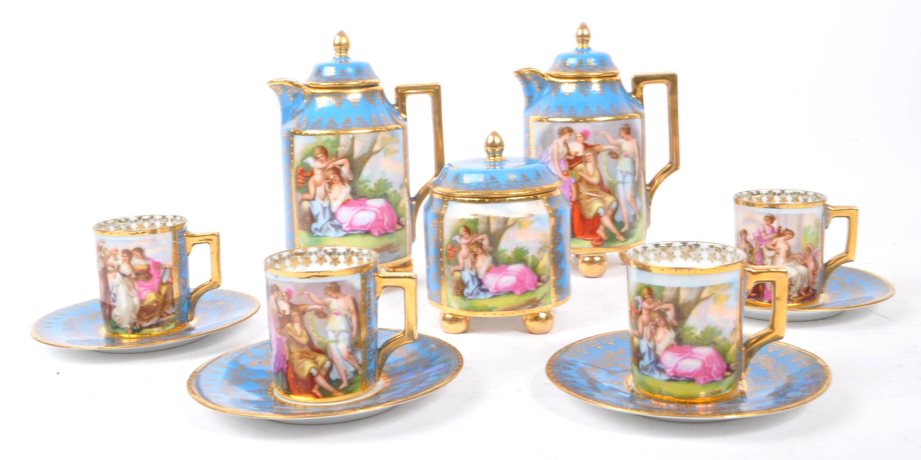 MANNER OF ROYAL AUSTRIA / VIENNA - COFFEE SERVICE