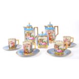 MANNER OF ROYAL AUSTRIA / VIENNA - COFFEE SERVICE