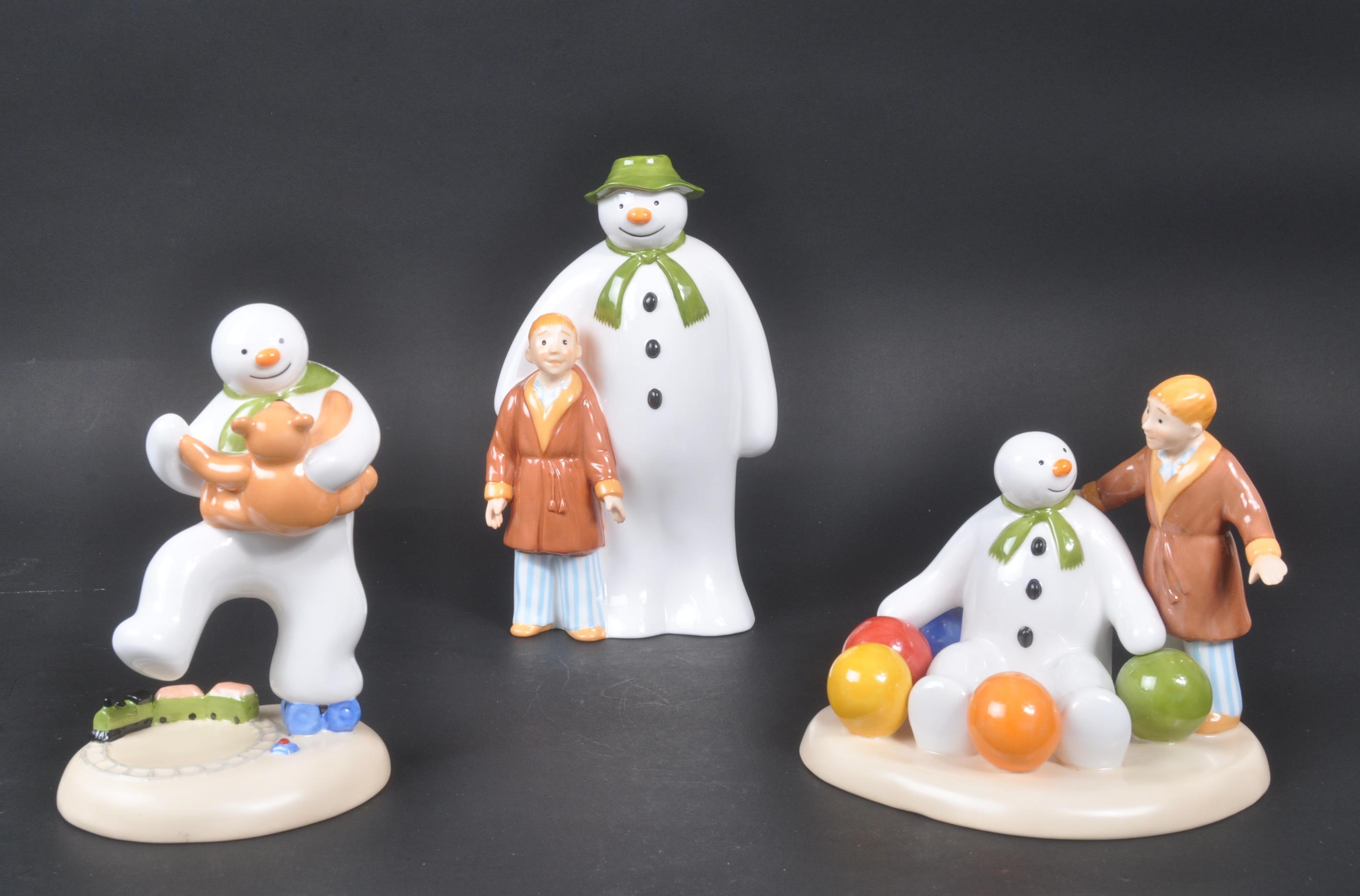 COALPORT CHARACTERS - THE SNOWMAN - PORCELAIN FIGURINES - Image 3 of 5